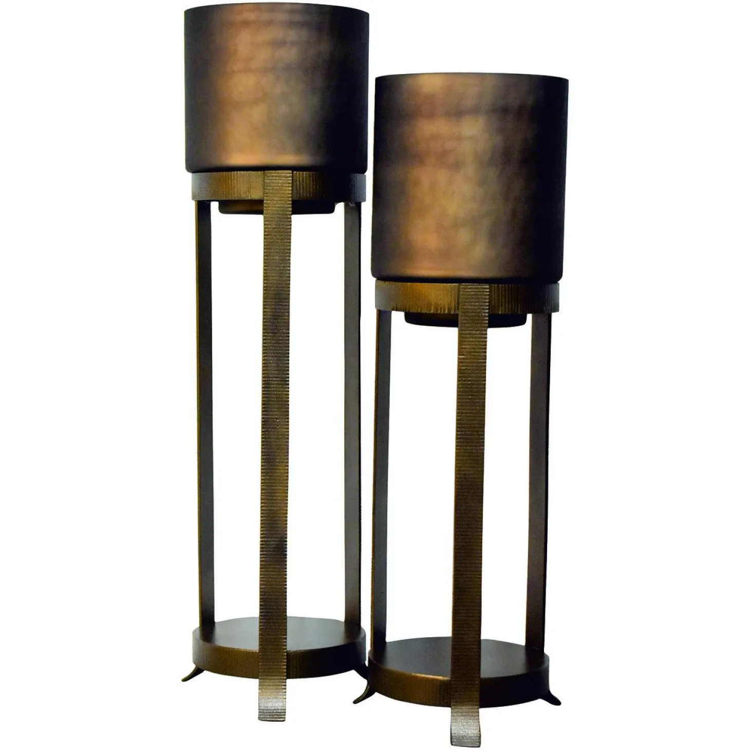 Windlicht Mione groot (Bronze) - Loft24.nl