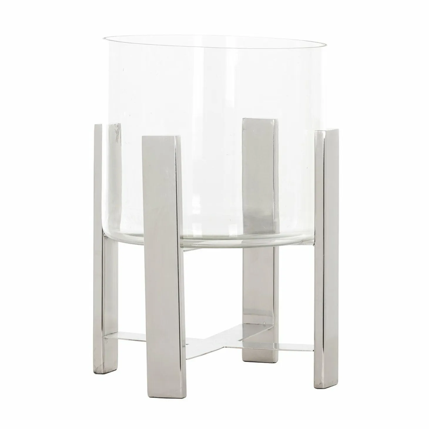 Windlicht Tiko zilver (Silver) - Loft24.nl