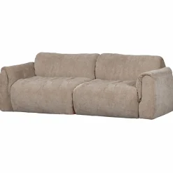 2-zits Bank Baggy 3D chenille - Zand - Loft24.nl