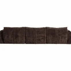 3-zits Bank Baggy 3D Geweven chenille - Donkerbruin - Loft24.nl