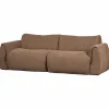 2-zits Bank Baggy Geweven chenille - Bruin - Loft24.nl