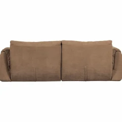 2-zits Bank Baggy Geweven chenille - Bruin - Loft24.nl