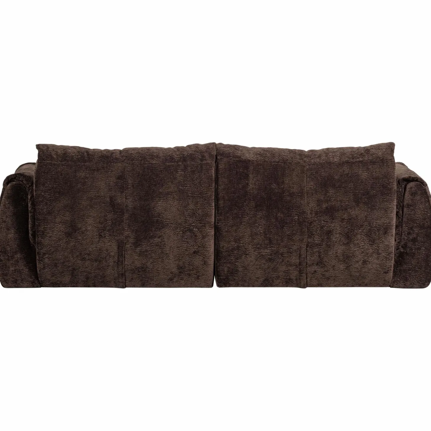 2-zits Bank Baggy Geweven chenille - Donkerbruin - Loft24.nl