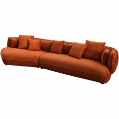 4-zits Bank Rodina Chenille - Pumpkin - Loft24.nl