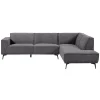 2,5-zits Hoekbank Leeds - Blauw (Rechts) - Loft24.nl