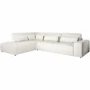 3-zits Hoekbank Lund Chenille - Crème - Loft24.nl