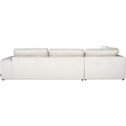 3-zits Hoekbank Lund Chenille - Crème - Loft24.nl