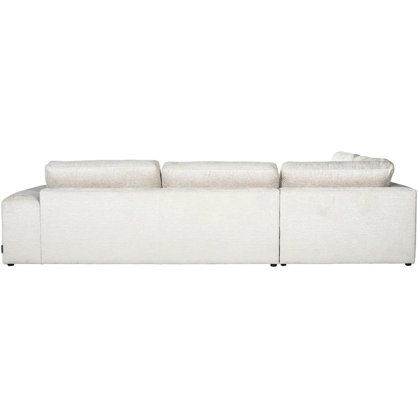 3-zits Hoekbank Lund Chenille - Crème - Loft24.nl