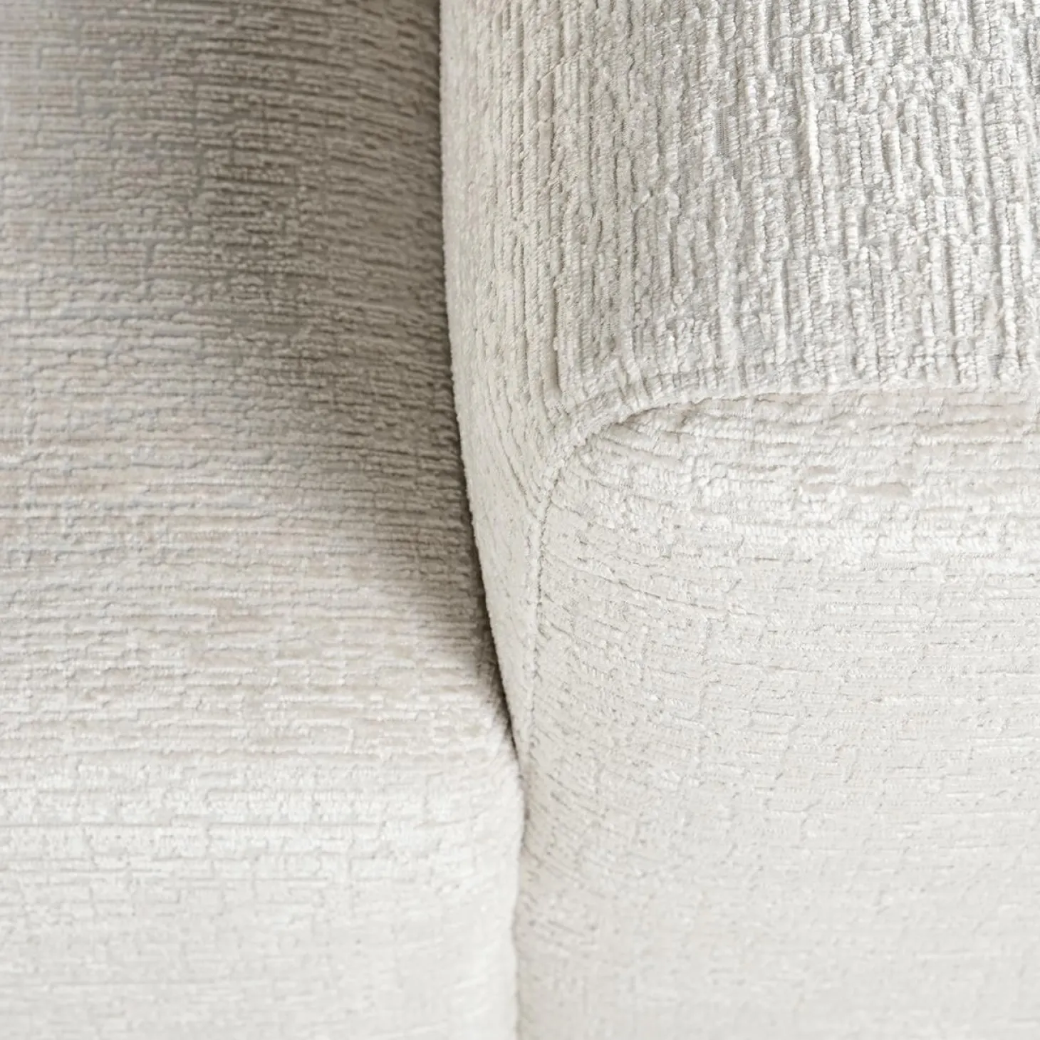 3-zits Hoekbank Lund Chenille - Crème - Loft24.nl