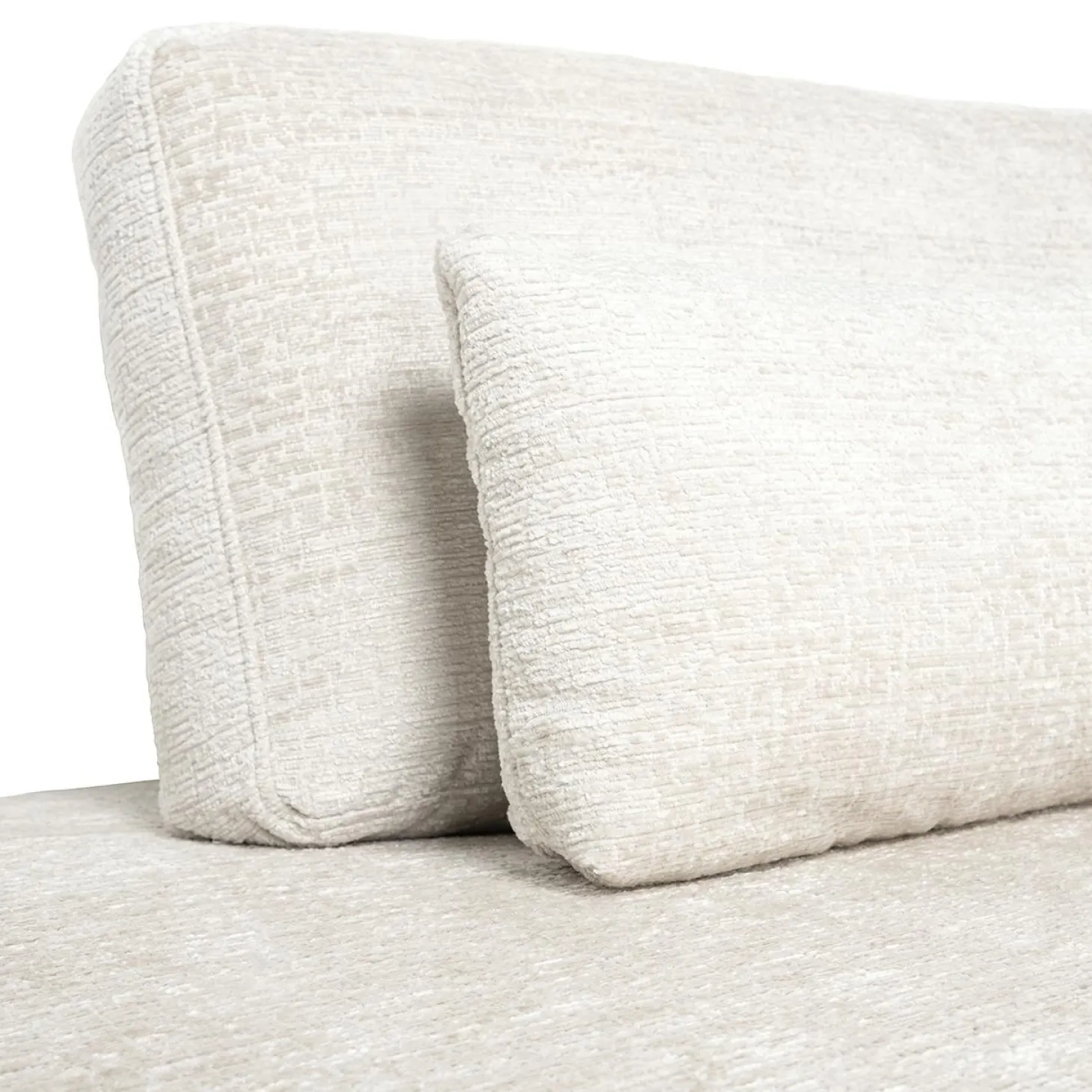 3-zits Hoekbank Lund Chenille - Crème - Loft24.nl