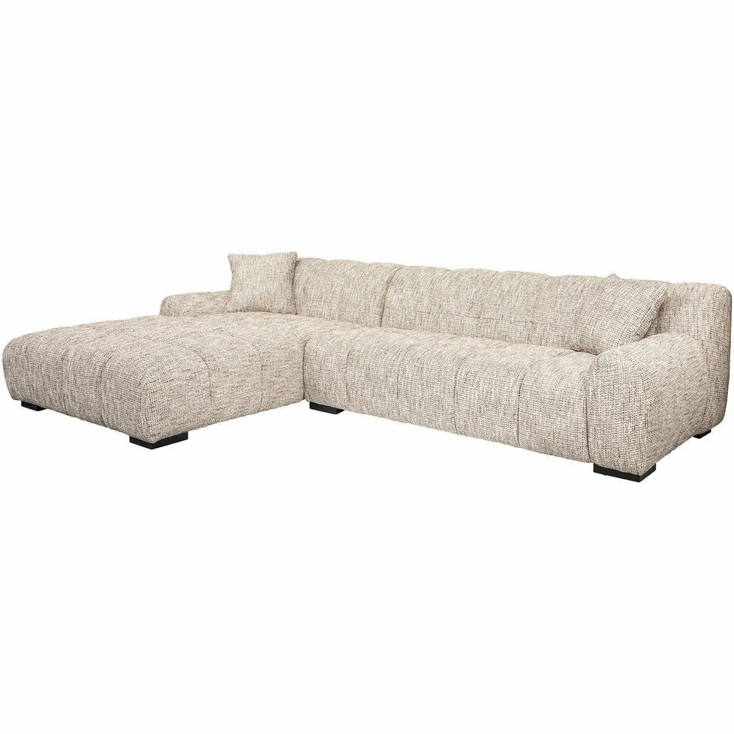 3-zits Loungebank Hazel Links Be Trendy - Naturel - Loft24.nl