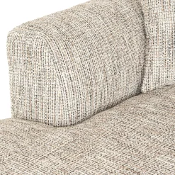 3-zits Loungebank Hoxton Links Chenille - Naturel - Loft24.nl
