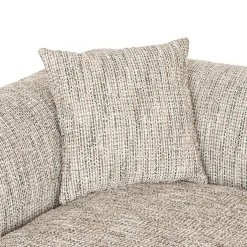 3-zits Loungebank Hoxton Links Chenille - Naturel - Loft24.nl