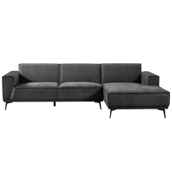 2,5-zits Loungebank Leeds - Blauw (Lounge Rechts) - Loft24.nl