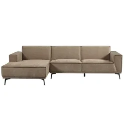 2,5-zits Loungebank Leeds - Bruin (Lounge Links) - Loft24.nl
