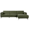 2,5-zits Loungebank Leeds - Groen (Lounge Rechts) - Loft24.nl