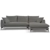 2,5-zits Loungebank Nottingham - Taupe (Lounge Rechts) - Loft24.nl