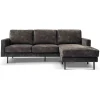 2,5-zits Lounge/Hoekbank Cambridge - Olijf Grijs - Loft24.nl