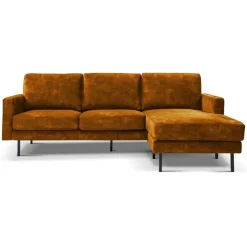 2,5-zits Lounge/Hoekbank Cambridge - Oranje - Loft24.nl