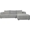 2,5-zits Lounge/Hoekbank Canterbury - Taupe (Lounge Rechts) - Loft24.nl