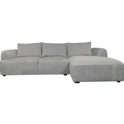 2,5-zits Lounge/Hoekbank Canterbury - Taupe (Lounge Rechts) - Loft24.nl