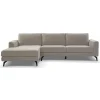 2,5-zits Lounge/Hoekbank Highlands - Grijs (Lounge Links) - Loft24.nl