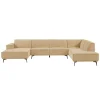 2,5-zits Lounge/Hoekbank Leeds - Beige (Lounge Links) - Loft24.nl