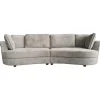 3-zits Rechte Bank Sunderland - Taupe - Loft24.nl