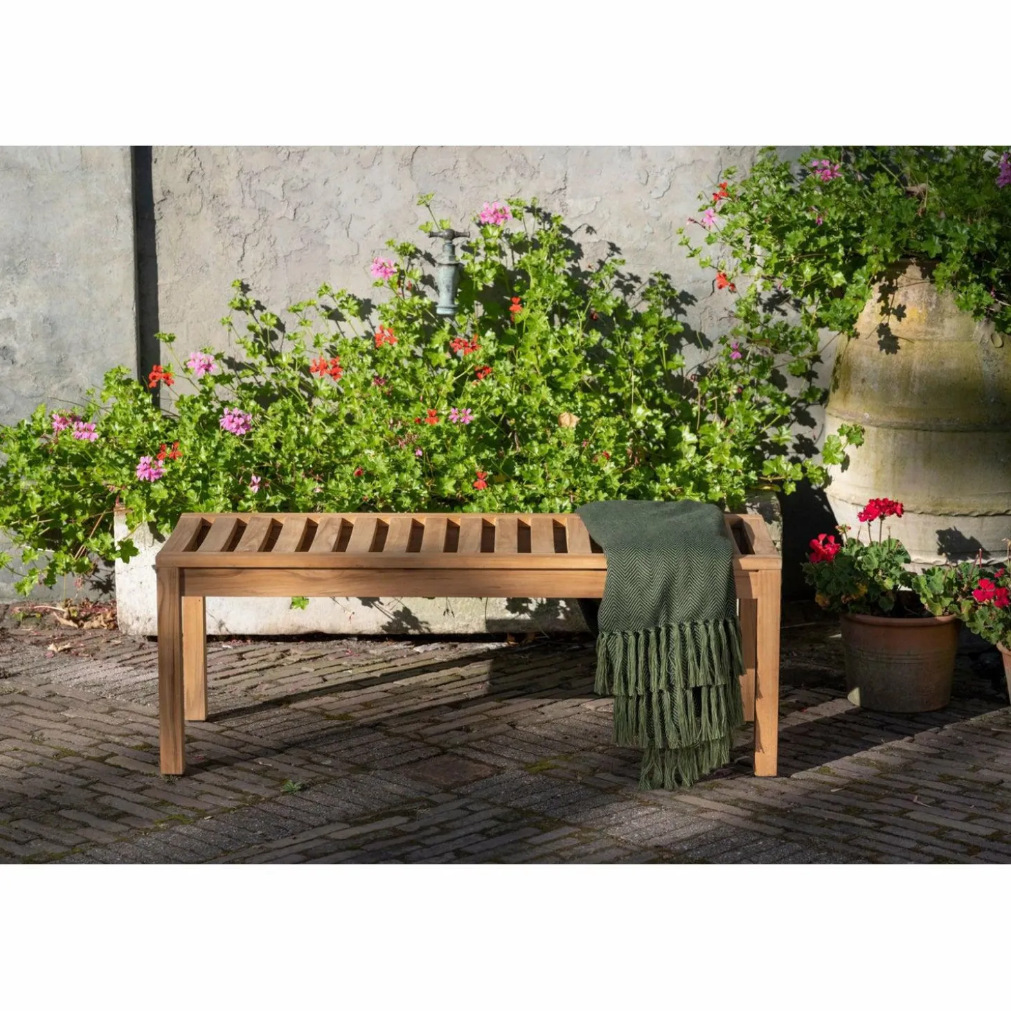2-zits Tuinbank Comfort Teakhout - Loft24.nl